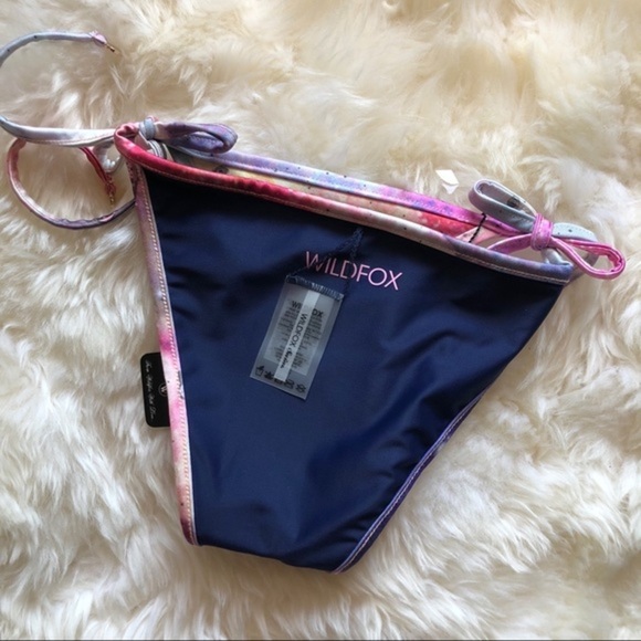 NWT Wildfox Space Cadet tie dye rainbow swimsuit - Picture 3 of 3